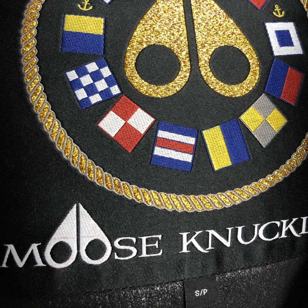 Moose Knuckles Shearling Jacket S Coat Fur NEW - Picture 12 of 14